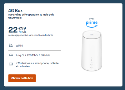 Promo BOX 4G Bouygues Telecom moins de 26 ans