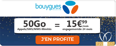 Forfait Bouygues Telecom 50 Go Noel