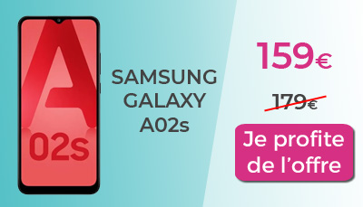 Samsung Galaxy A02s Boulanger