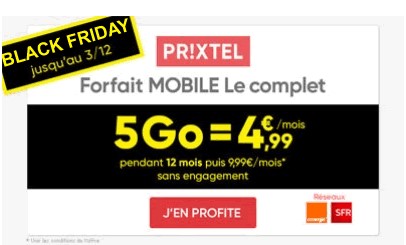 Prixtel Black Friday
