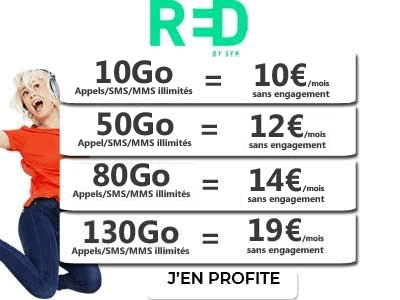 Forfaits RED by SFR fin le 16 Novembre