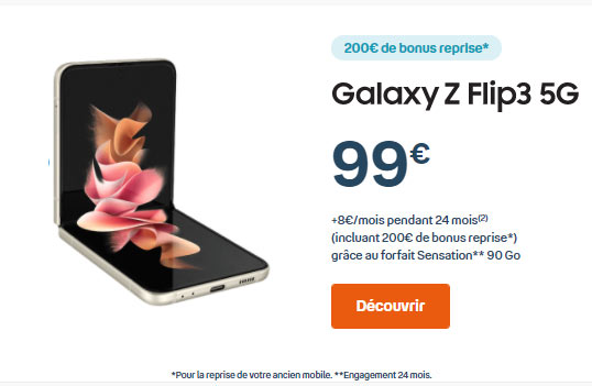 Samsung Zflip3 Bouygues