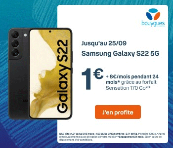 Samsung S22 Bouygues Telecom