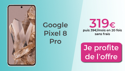 promo Pixel 8 Pro 20 fois sans frais