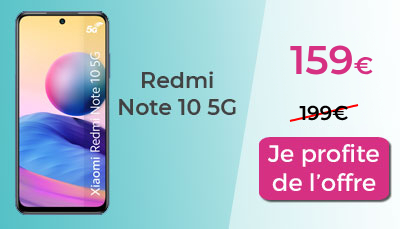 promo redmi note 10 5g boulanger