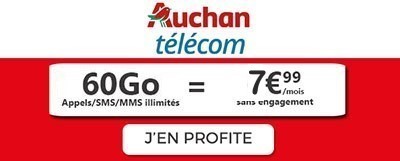 Souscrire au forfait Auchan Telecom en promo