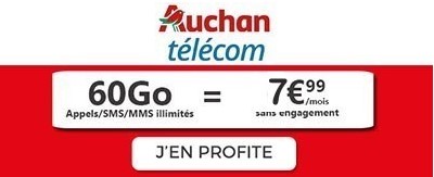 Forfait 60Go Auchan