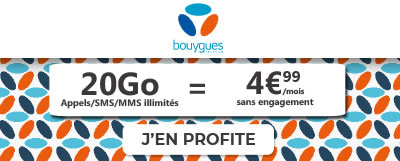 Forfait 20Go bouygues bandyou