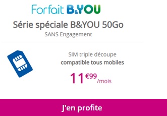souscrire à bandyou 50Go à 11,99 euros