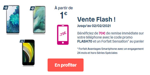 Vente Flash 70? Bouygues Sensation