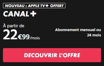 Offre classique CANAL+ avec Apple TV+ offert