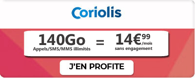 Forfait Coriolis 140 Go