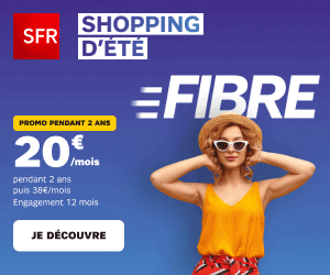 Fibre Starter SFR 20 euros sur 2 ans