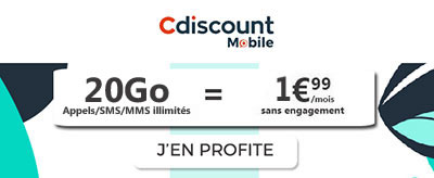forfait mobile cdiscount