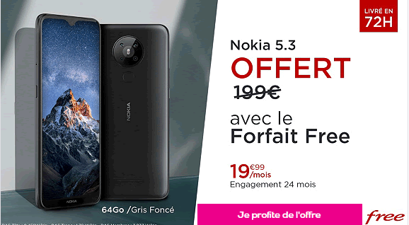 Vente privee free nokia 5.3