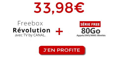 Freebox Revolution + Serie 80Go 