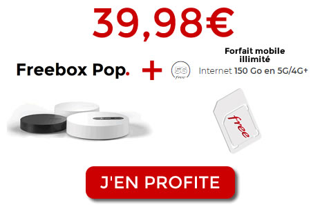 Freebox Pop et forfait mobile 5G
