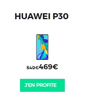 Huawei P30 RED by SFR