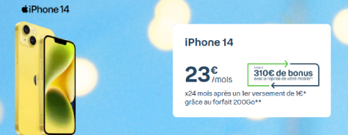 iPhone 14 promo Bouygues Telecom