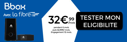 Bbox Ultym à 32,99 ?/mois pendant 6 mois