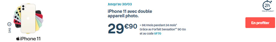 iPhone11 Bouygues promo