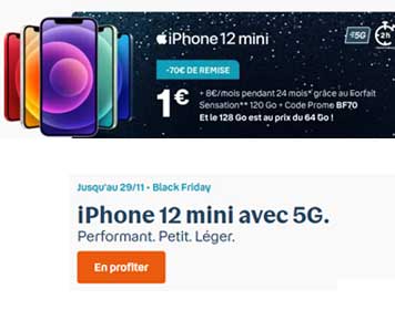 iPhone 12 mini Bouygues Telecom Black Friday