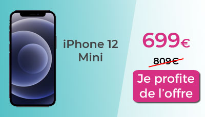 iPhone 12 mini promo Boulanger