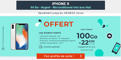 iPhone X offert chez Cdiscount 