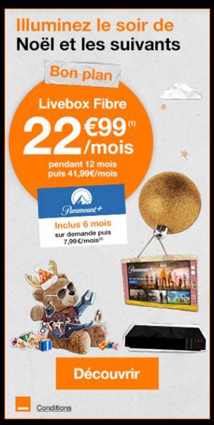 promo livebox Orange Paramount 