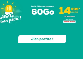 Souscrire au forfait 60Go La Poste Mobile