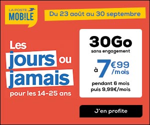 Opération les jours ou jamais La Poste