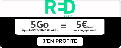 Forfait RED 5Go à 5 euros