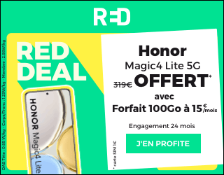 smartphone honor gratuit chez RED