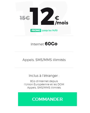 Souscrire à la promo RED 60Go à 12?