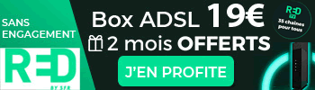 RED Box avec TV dès 19? avec 2 mois offerts
