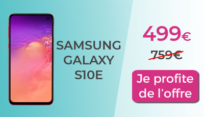 Samsung Galaxy S10e Boulanger promo