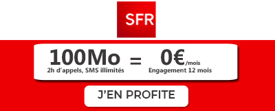 Forfait 2H SFR Mobile à 0 euro