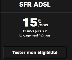 SFR ADSL 15 euros