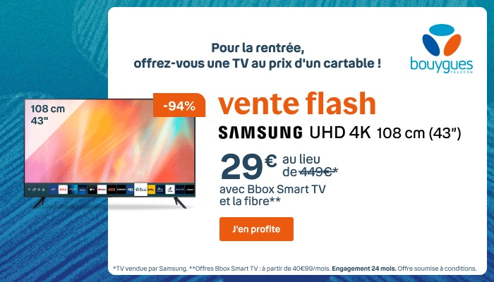 Bbox Smart TV à 29 euros en promo