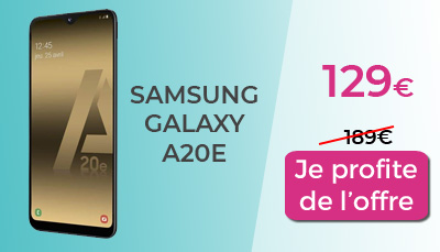 Galaxy a20e promo cdiscount