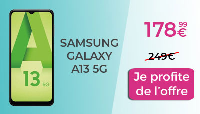 Smartphone Galaxy A13 5G Soldes Amazon