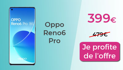 Oppo Reno6 Pro soldes boulanger