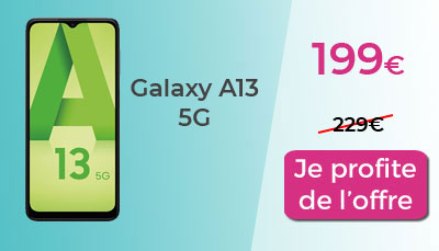 Samsung Galaxy A13 5G RED by SFR