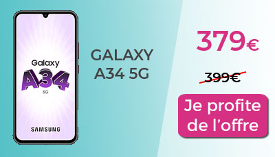 Promo Galaxy A34 5G Amazon Prime Days