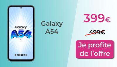 Samsung galaxy A54 en promo chez Amazon