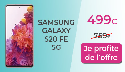 Promo Galaxy S20 FE 5G