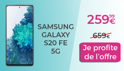 promo galaxy S20 Fe pour noel