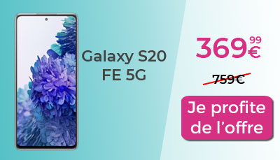 promo Samsung Galaxy S20 FE 5G Noel Rakuten