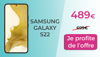 Samsung Galaxy S22 promo Noel Amazon