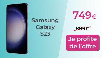 Galaxy S23 Promo Boulanger